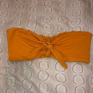 Orange tube top